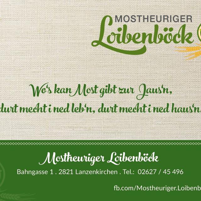 Mostheuriger Loibenböck